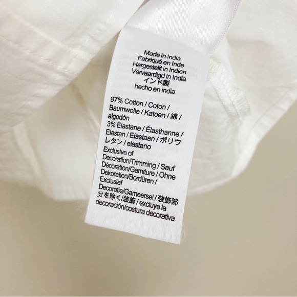 J.Crew Puff Sleeve Squareneck Top in Cotton Poplin - Picture 6 of 9